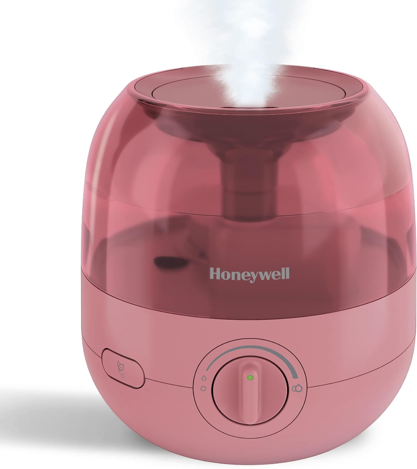 Honeywell Mini Cool Mist humidifier, Easy to Fill and Clean, humidifier for small Bedroom, Kids Rooms, or office. Ultra Quiet Operation and Auto Shut-Off - Rose, HUL525R