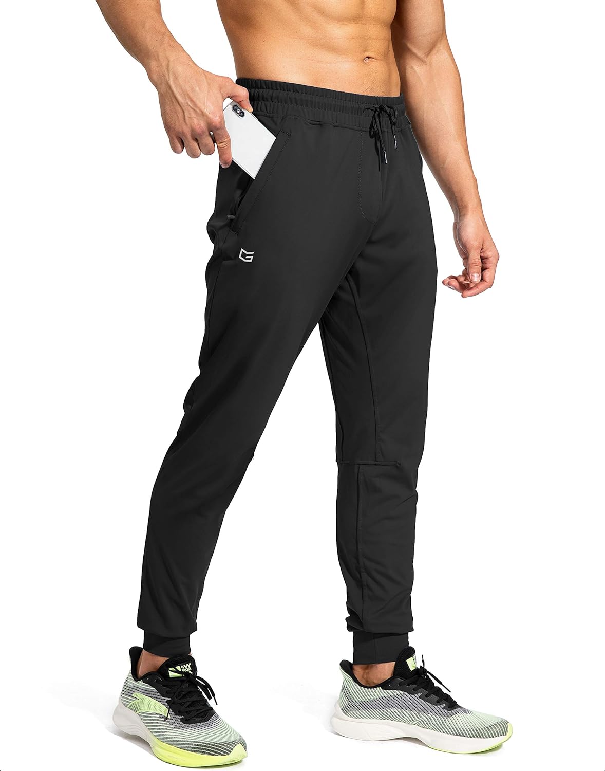 G Gradual Men' Sweatpants with Zipper Pockets Athletic Pants Traning Track Pants Joggers for Men Soccer, Running, Workout