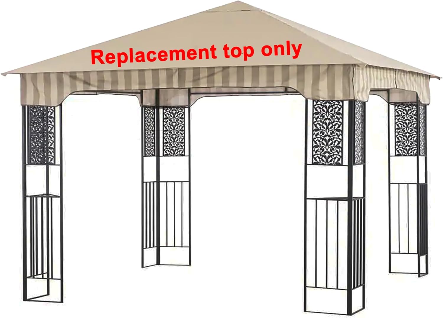 SCOCANOPY Replacement roof for Target Madaga Gazebo Model L-GZ136PST, L-GZ730PST-C,Light Khaki