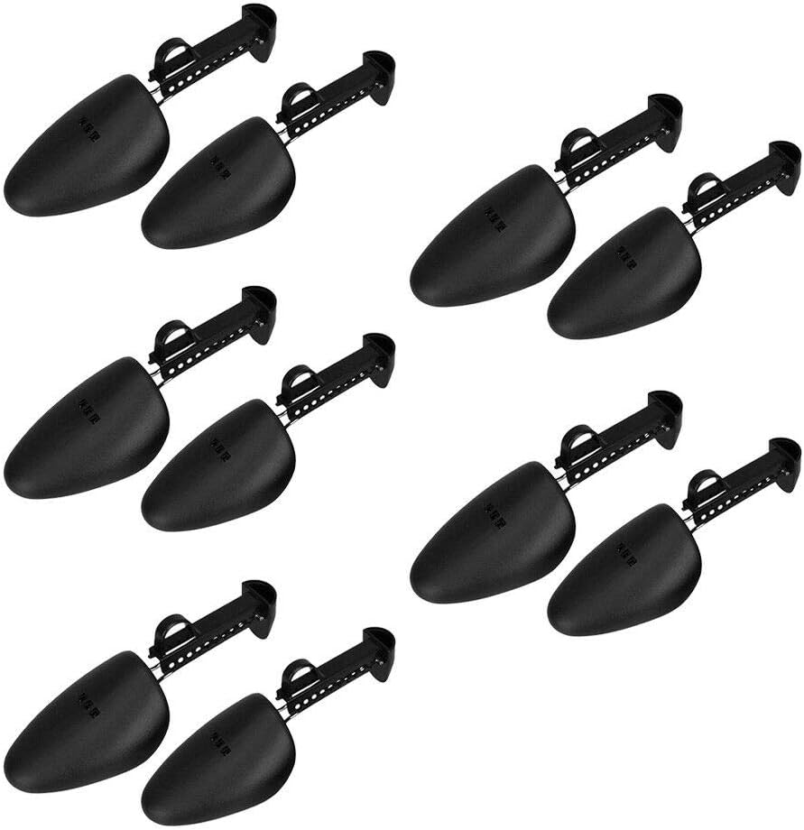 5 Pairs of Shoe Trees I Adjustable Length Shoe Trees for Men I Shoe & Boot Trees I Men Shoe Tree Stretcher Boot Holder Organizers I Shoe Form Plastic I Heel Support