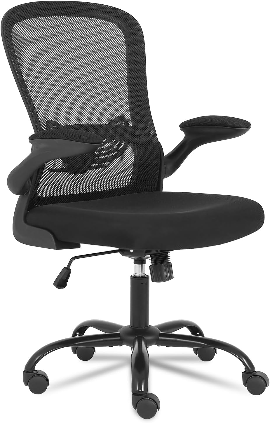 Office Chair Computer Chair with Flip Up Armrests Breathable Mesh Chair Lumbar Support Comfort Swivel Home Office Ergonomic Desk Chair Gaming Chair for Adults and Teens