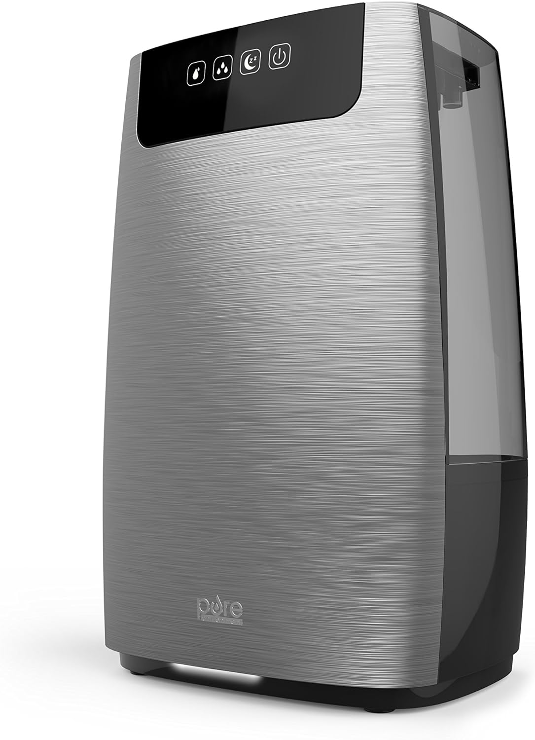 Pure Enrichment HumeXL Ultrasonic Cool Mist Humidifier for Large Rooms Lasts up to 50 hours, Easy-to-Clean 1.3 Gallon Water Tank, Touch-Button Control, 2 Independent 360 Mist Nozzles and Night Mode