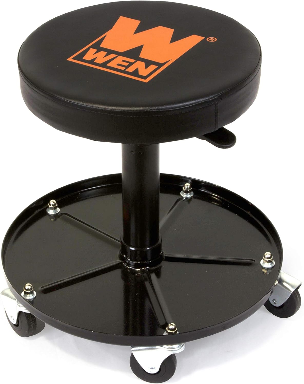 WEN 73012 300-Pound Capacity Pneumatic Rolling Mechanic Stool Seat