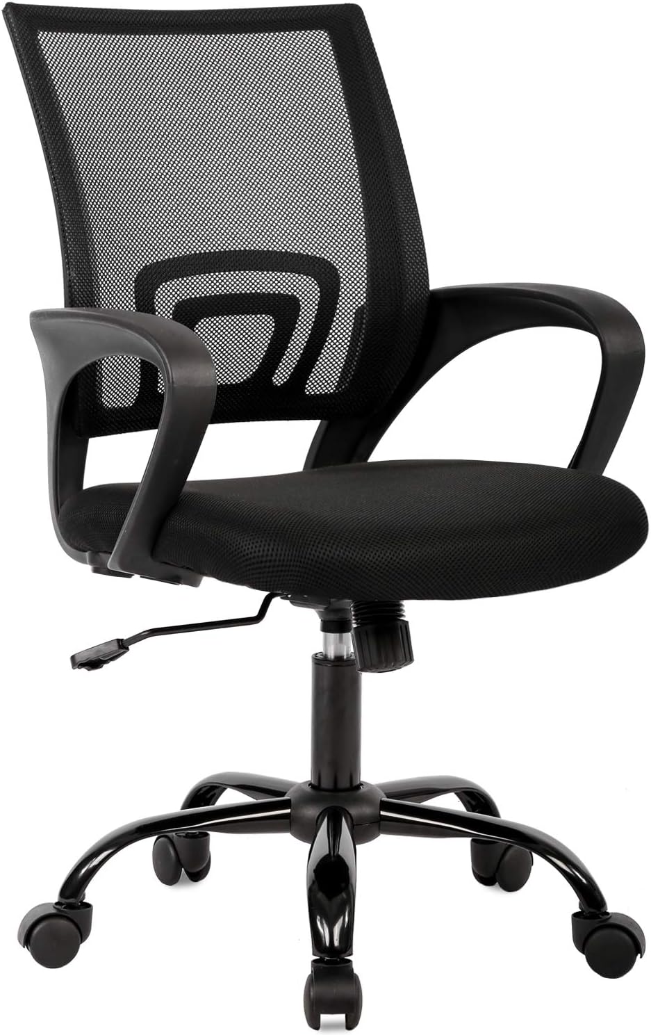 Direct Ergonomic Office Chair Home Desk Task Computer Gaming with Back Lumbar Support Armrest Swivel Modern Adjustable Rolling Executive Mesh for Women Men, Black