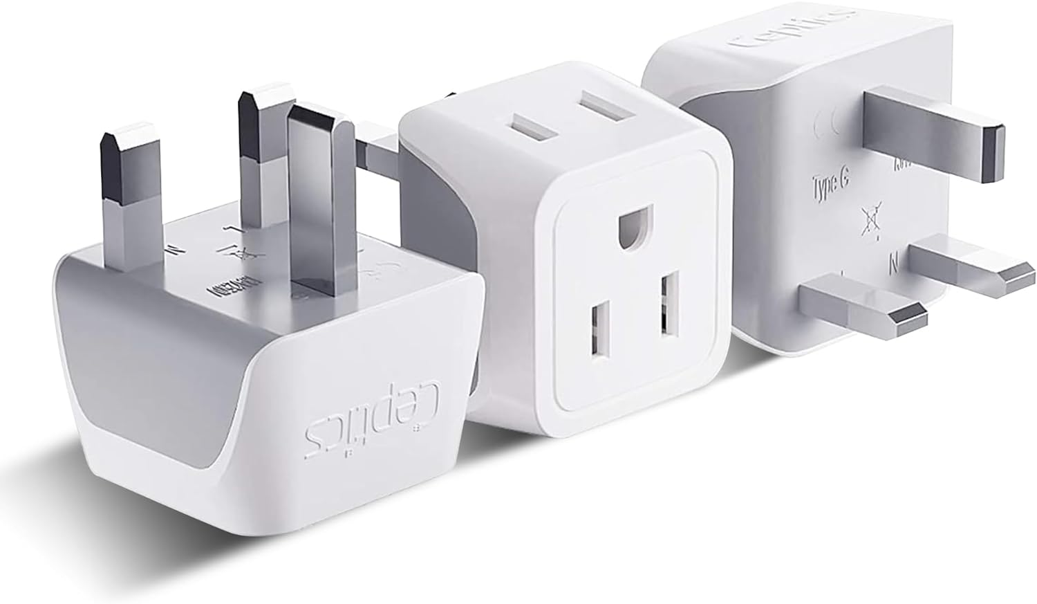 Purchase 6 of these little guys, they worked perfectly in New Zealand. Their small size allows for both outlets of a wall receptacle to be accessible. And they support both 3-prong and 2-prong AC cords. They're small but not cheap. Well made, will be using them on future travels for sure.