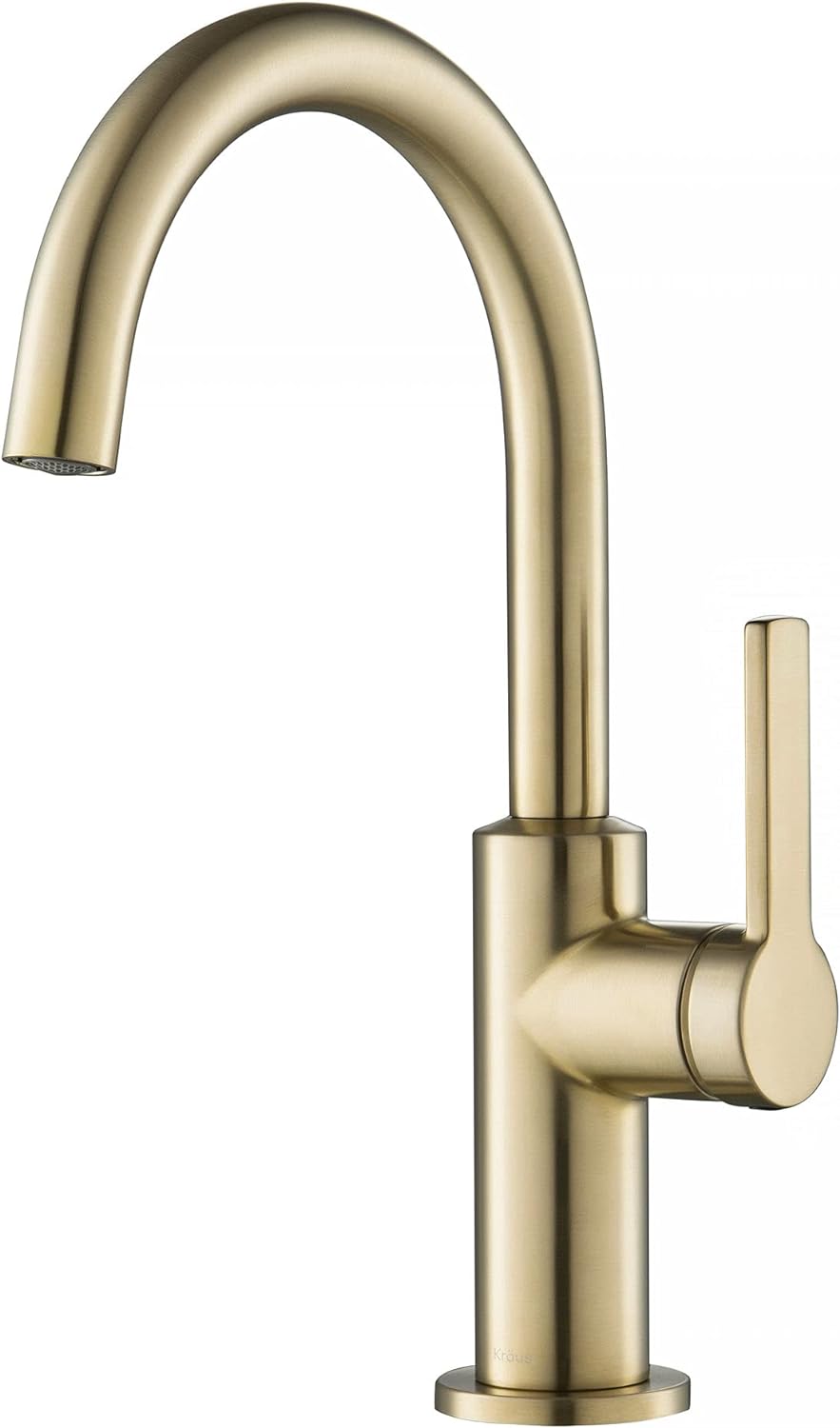 Kraus KPF-2822SFACB Oletto Single Handle Kitchen Bar Faucet, 12 Inch, Antique Champagne Bronze