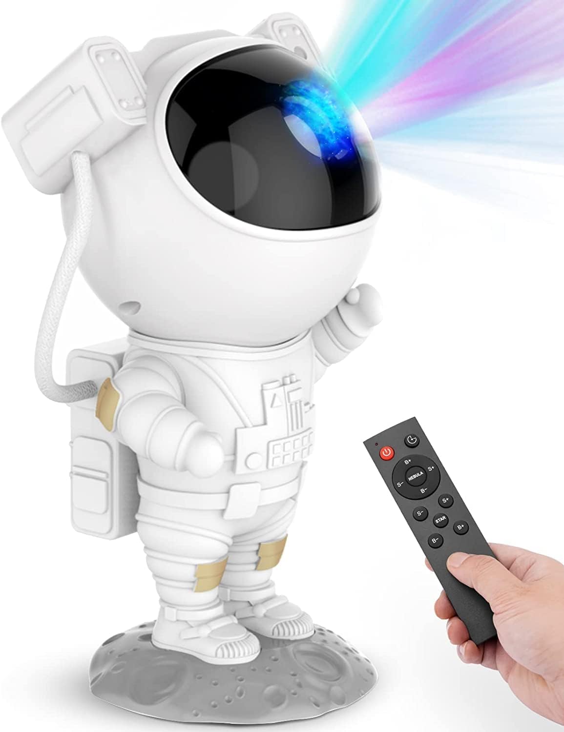 Star Projector Galaxy Night Light - Astronaut Space Projector, Starry Nebula Ceiling LED Lamp with Timer and Remote, Kids Room Decor Aesthetic, Gifts for Christmas, Birthdays, Valentine' Day