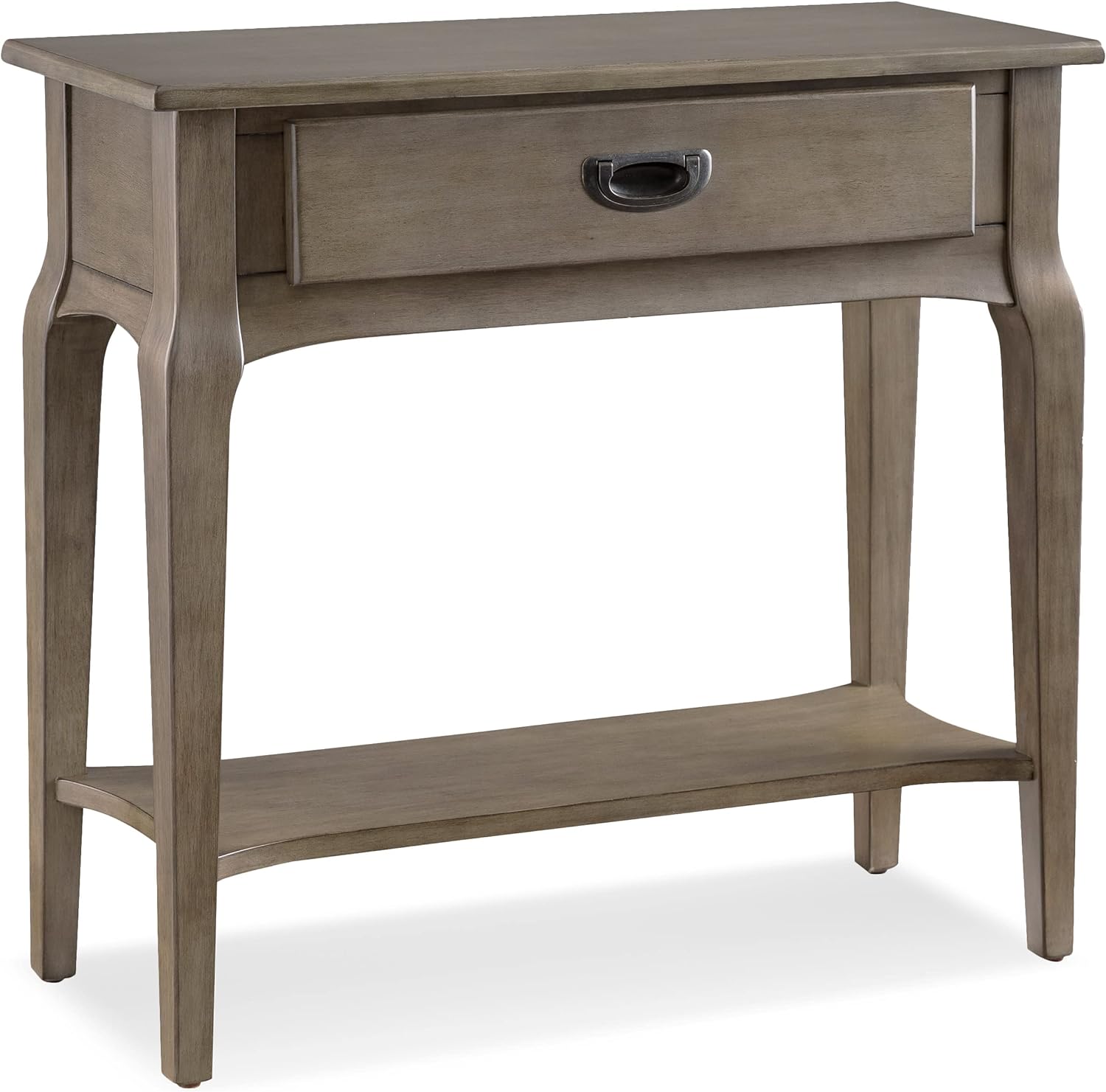 Leick Home Stratus Condo/Apartment Stand Hall Table, Smoke Gray