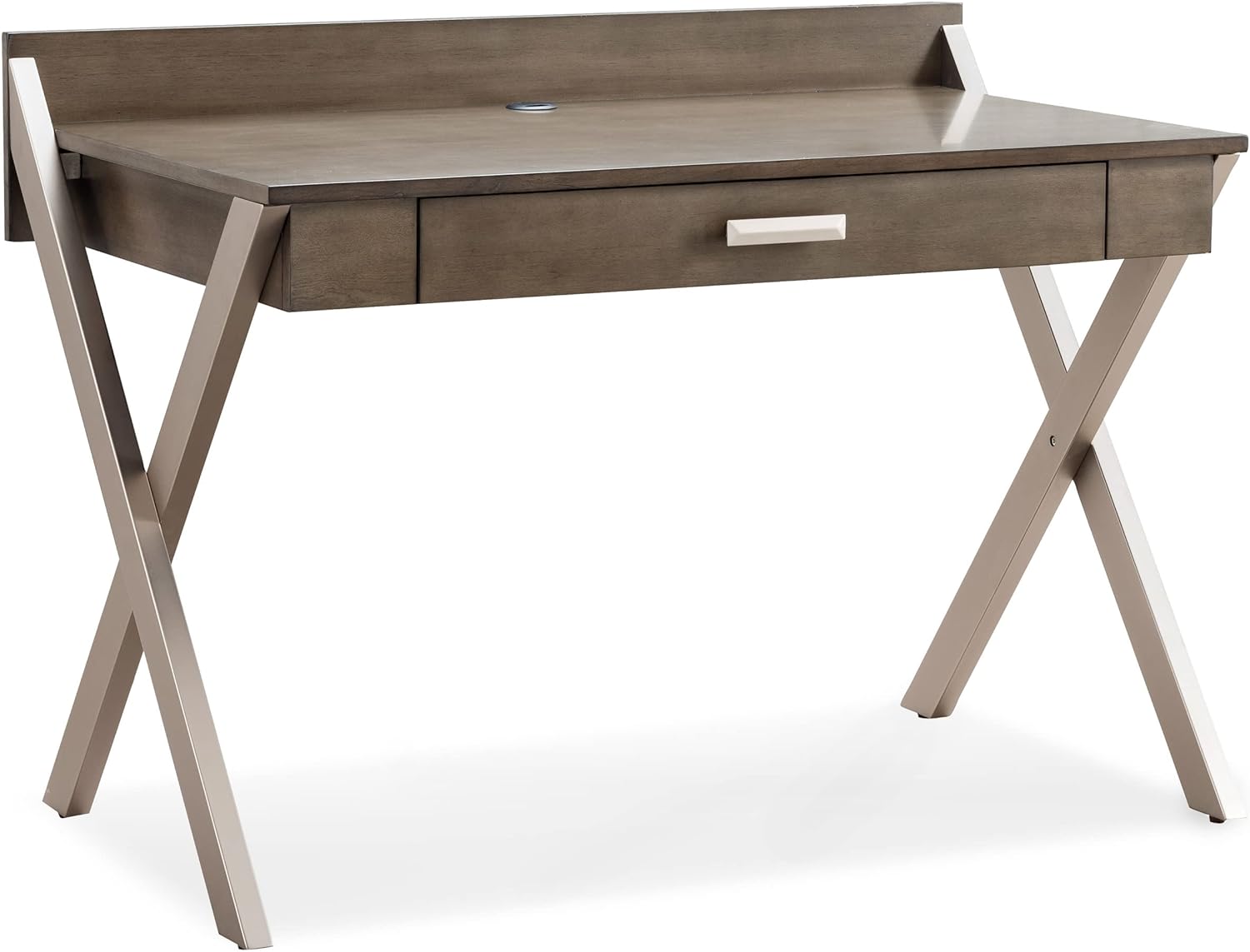 Leick Home X-Leg Laptop Computer Desk, Smoke Gray