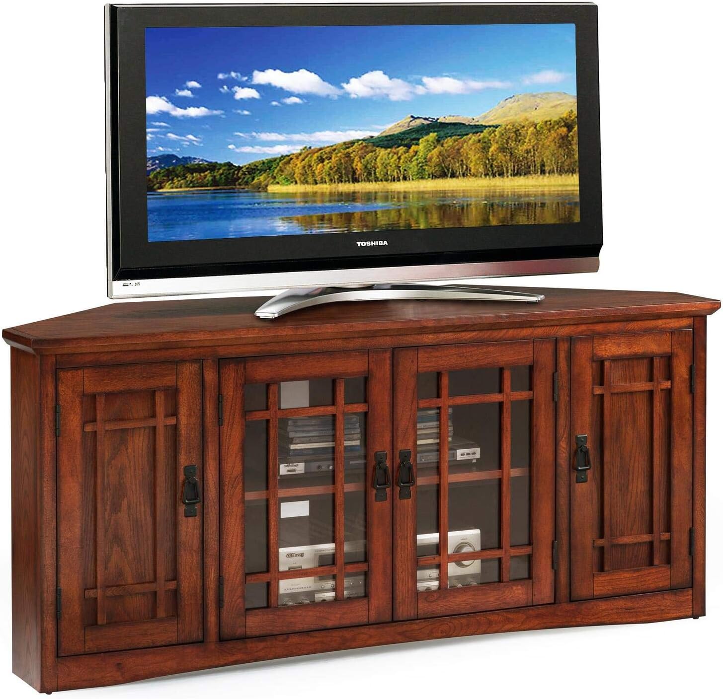 Leick Home SINCE 1915 Mission Corner TV Stand, 56 inch