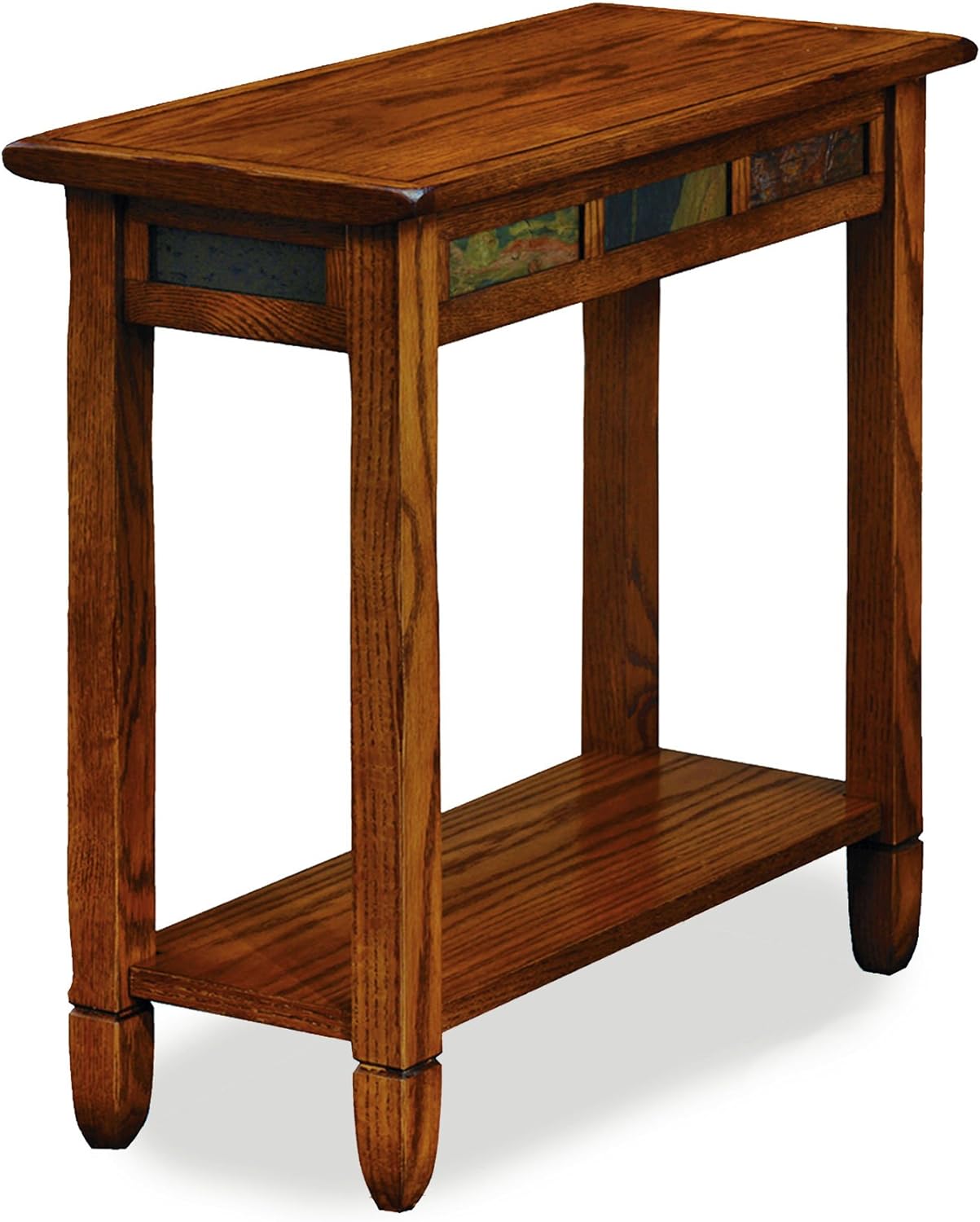 Leick Rustic Oak Chairside End Table