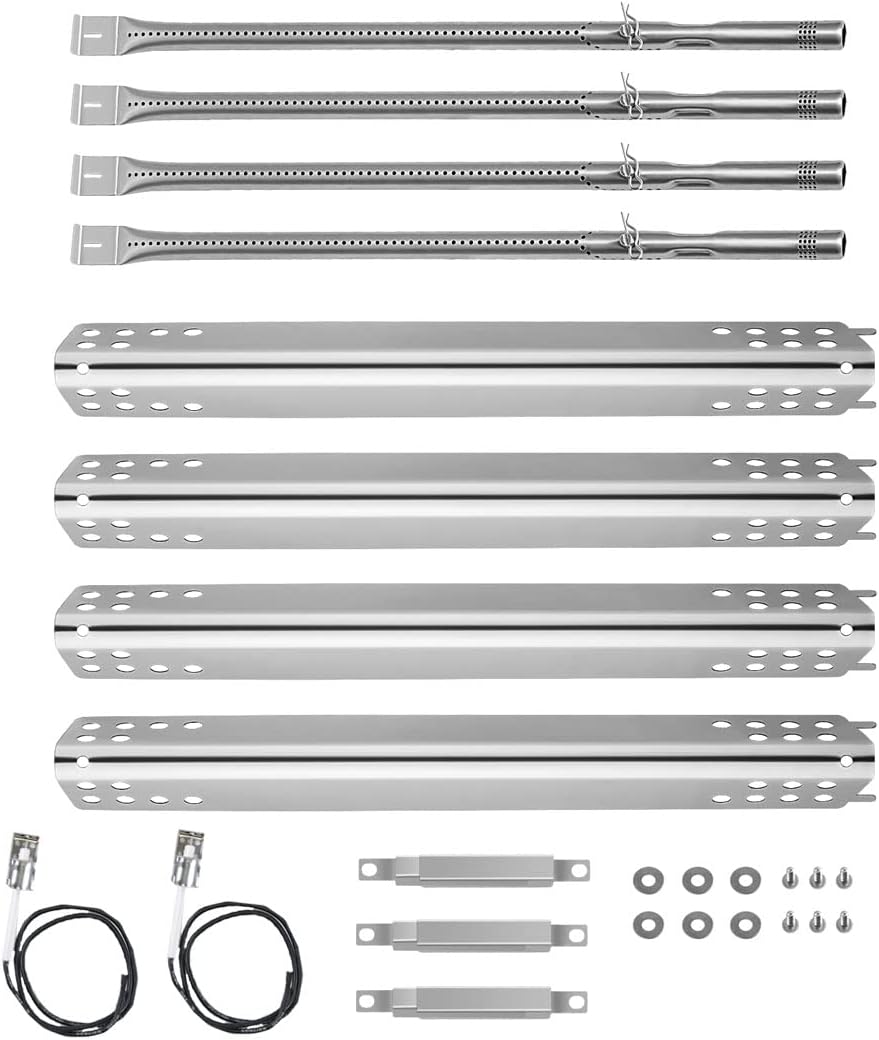 Grill Replacement Parts for Charbroil Performance 475 4 Burner 463347017 463361017 463673017 463376217 463342119 463376018P2 G470-0004-w1 Gas Grill,Heat Plates Burner Grills Adjustable Crossover Tube