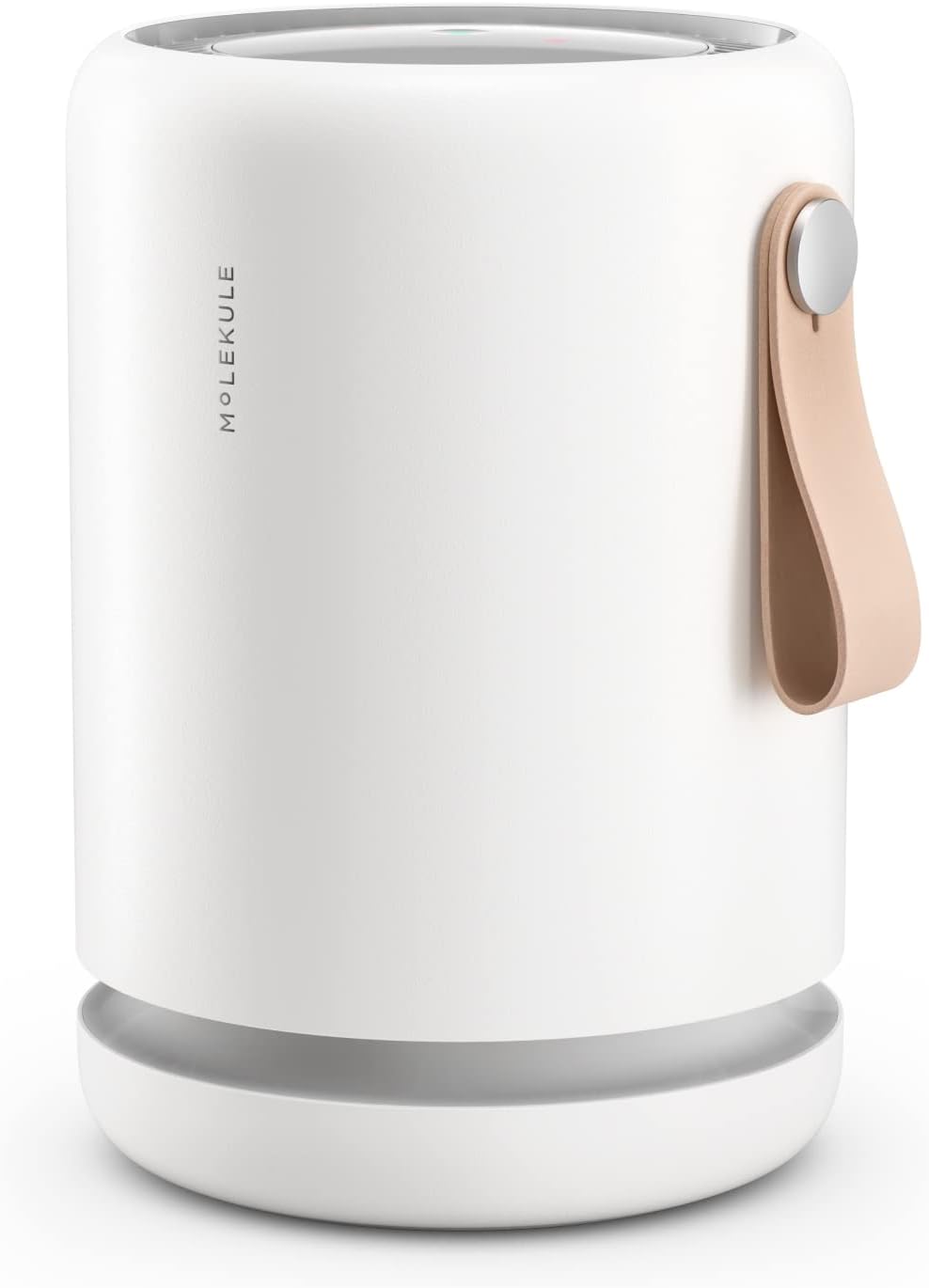 Molekule Air Mini  | Air Purifier for Small Home Rooms up to 250 sq. ft. with PECO-HEPA Tri-Power Filter for Mold, Smoke, Dust, Bacteria, Viruses & Pollutants for Clean Air - White, Alexa-Compatible