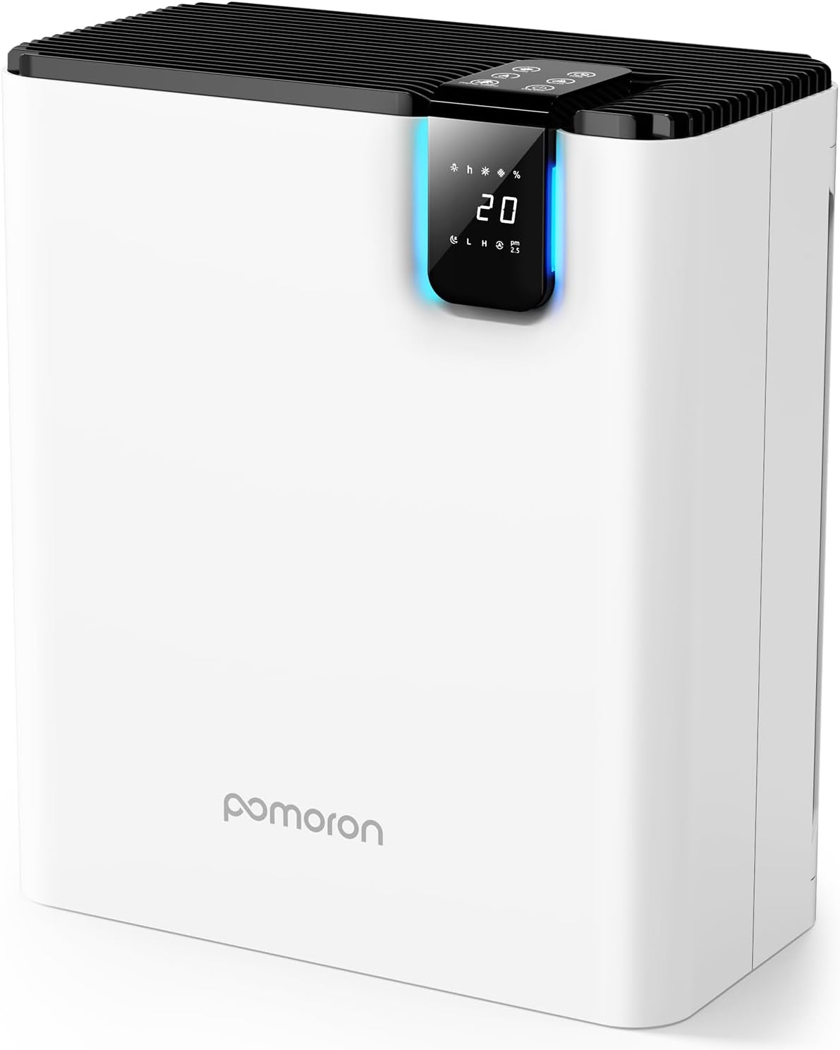 POMORON Air Purifiers for Home Large Room Bedroom Up to 1076Ft with Air Quality Sensor&Auto Mode PM2.5 Reading UV Light H13 True HEPA Air Purifier Filter 99.97% of Dust Pollen Smoke Pet Dander Odor