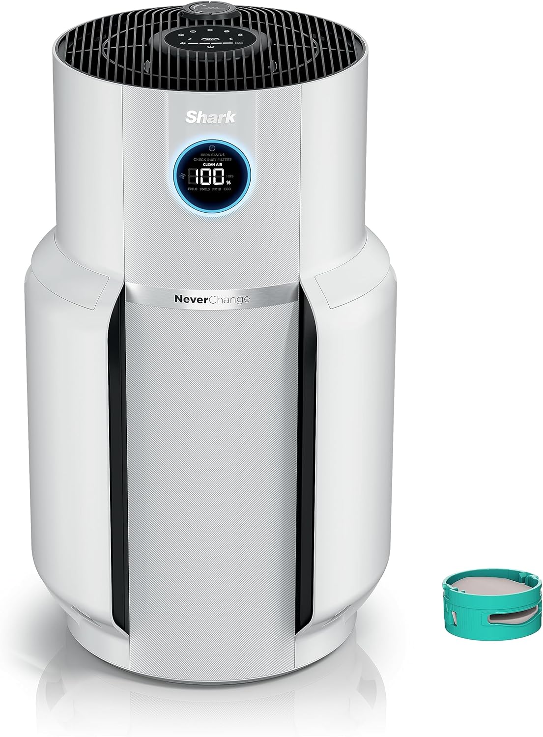 Shark NeverChange Whole Home Air Purifier with 5 Year HEPA Air Filtration, Covers Up To 1400 Sq Ft,Odor Neutralization and Clean Sense Technology, Removes Dust, Allergens, Pollutants, HP302