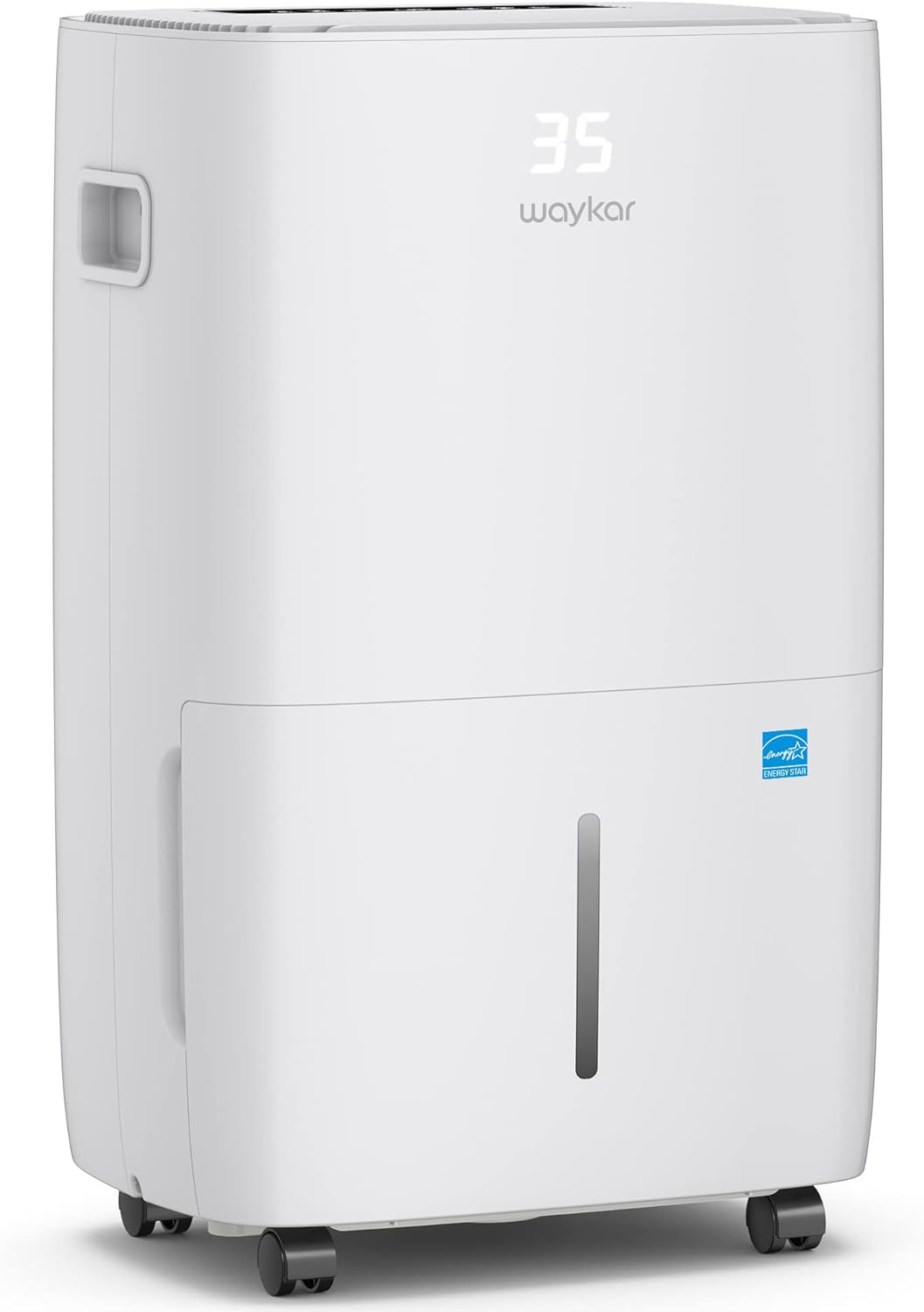 Waykar 130 Pints 6,500 Sq. Ft Energy Star Dehumidifier with Drain Hose for Commercial and Industrial Large Rooms, Warehouses, Storages, Home, Basements and Bedroom with 2.03 Gal Water Tank