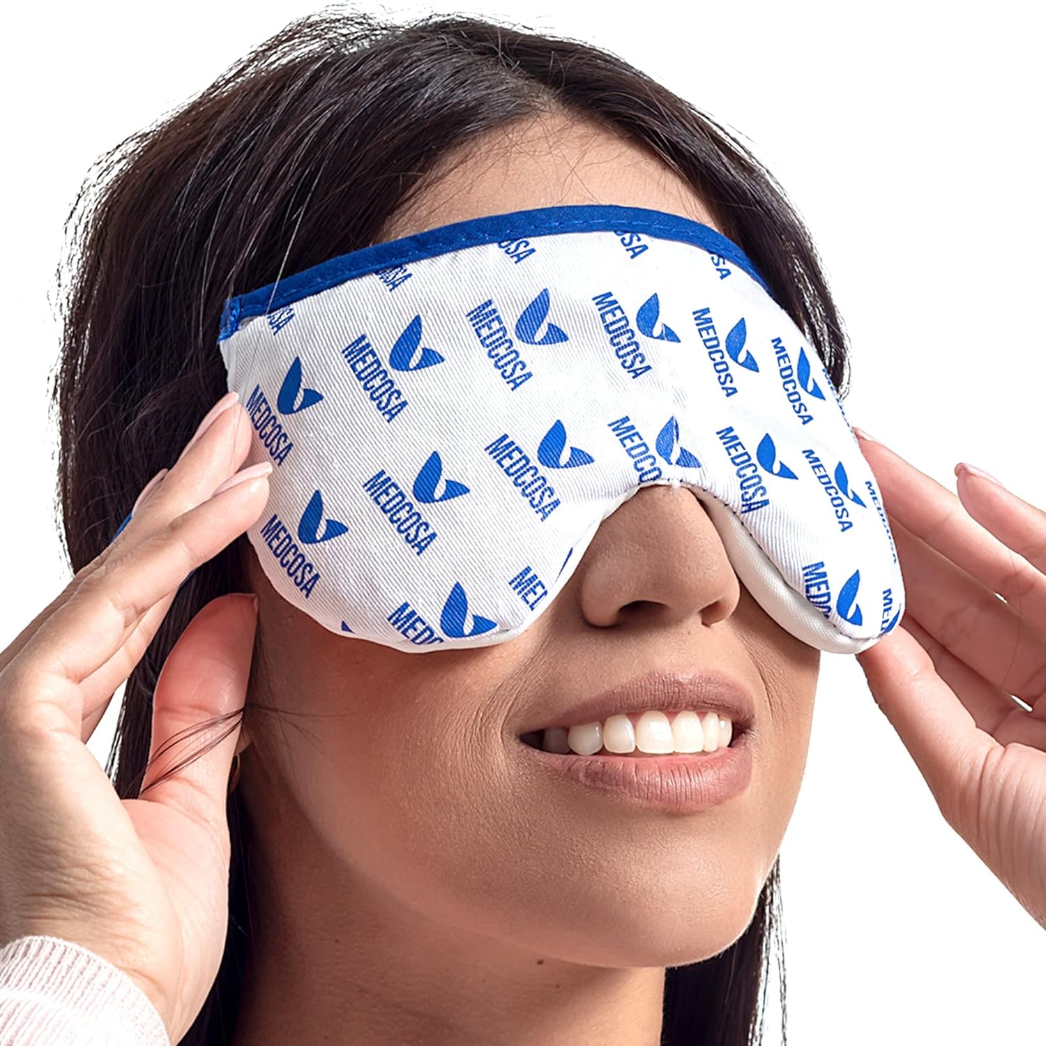 Eye Mask for Dry Eyes | Warm Eye Compress | Natural Heat Eye Mask for Styes, Blepharitis, Tired Eyes & More by Medcosa