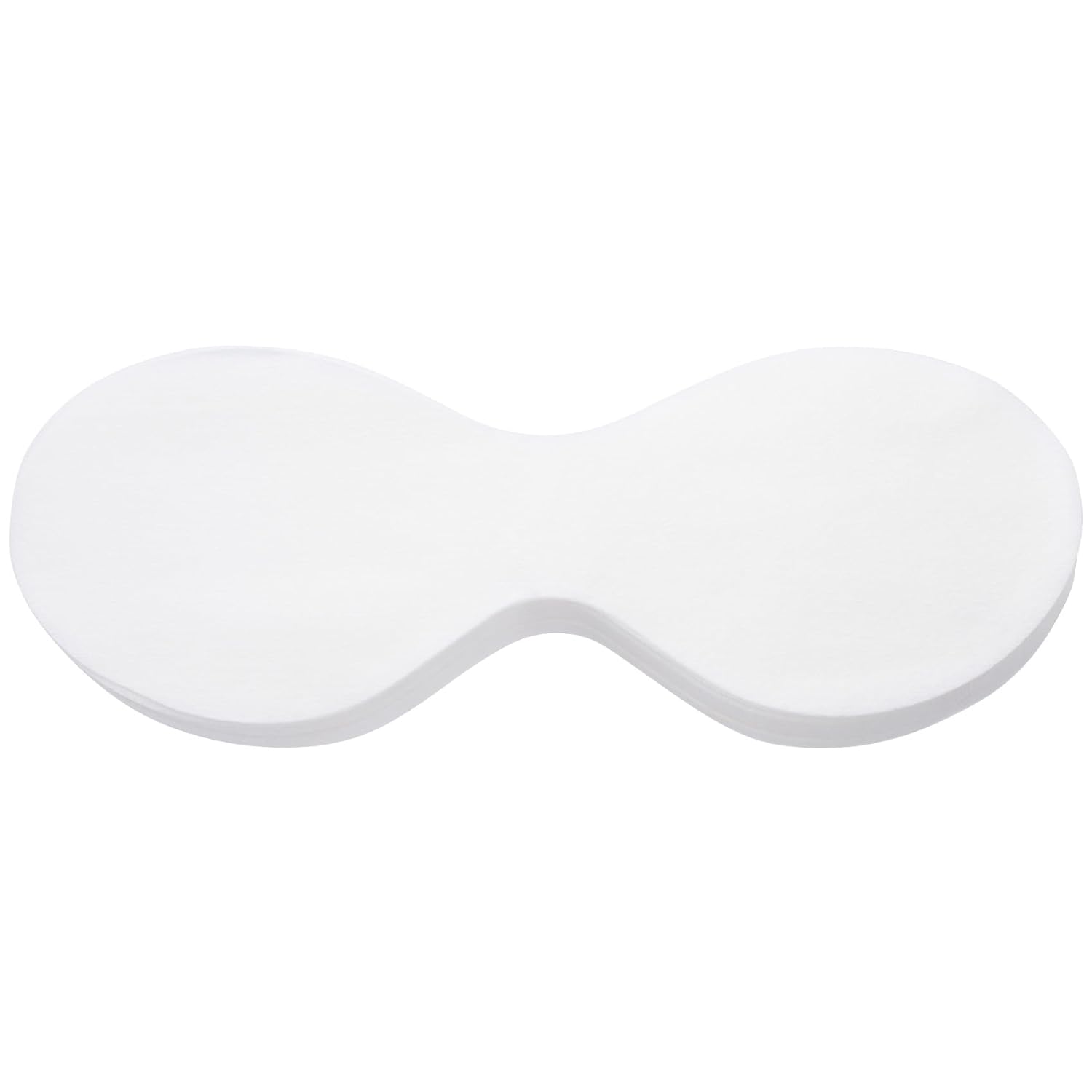 100 Sheets Disposable Eye Mask Paper, Non Woven Eye Care Patches Paper Eye Covers, Cotton Spa Eye Pads for Facials, DIY Clear Eye Mask Paper Beauty Sheets for Makeup