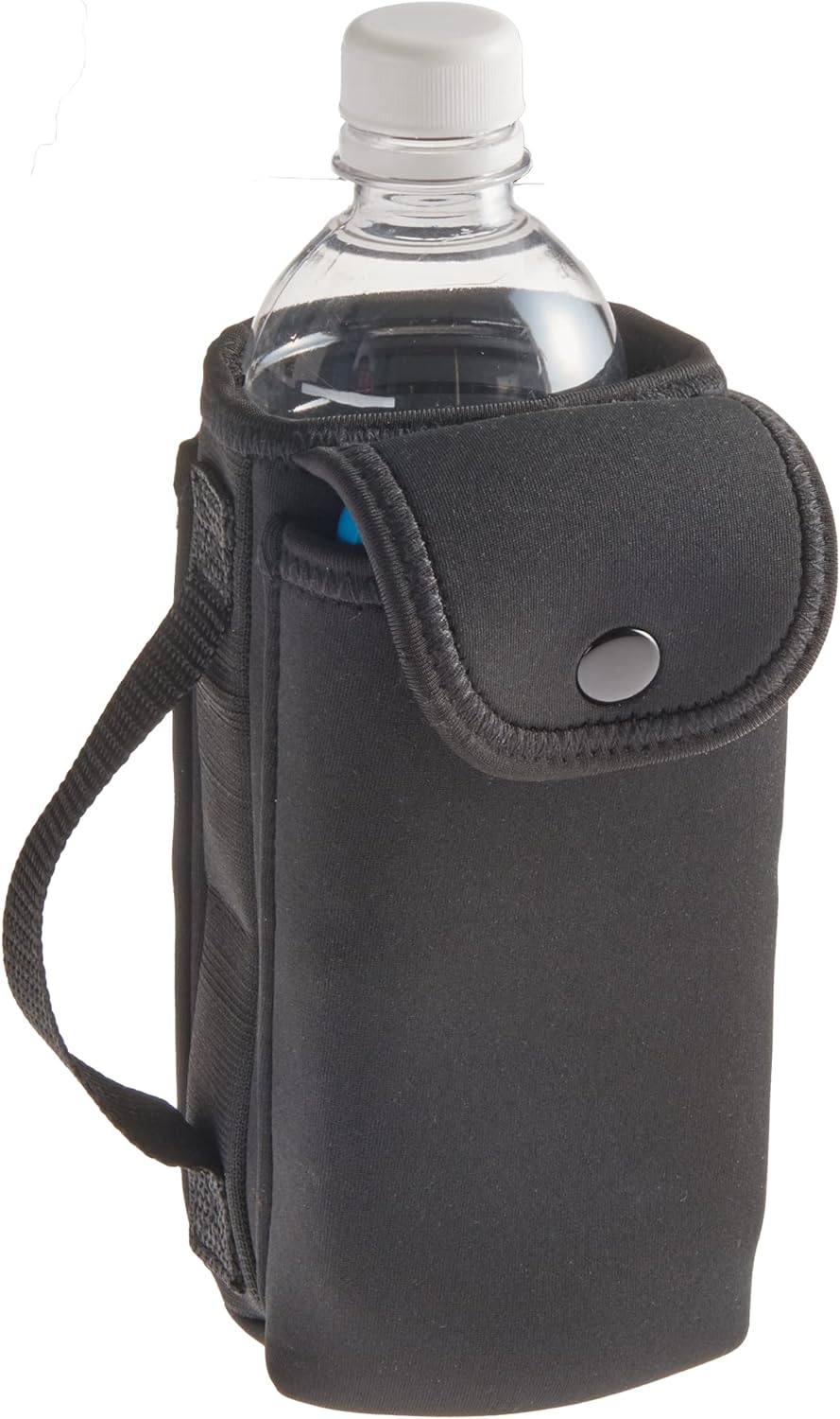 Neoprene Water Bottle Sleeve with Handle for Bottles and Cans with Phone Case and Card Pockets