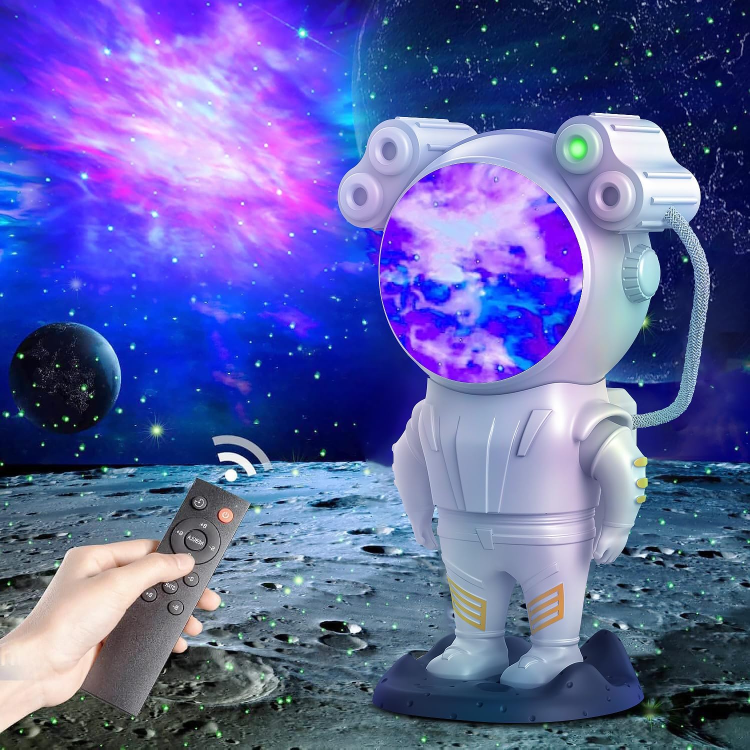 Astronaut Galaxy Star Projector Starry Night Light, Astronaut Light Projector with Nebula,Timer and Remote Control, Bedroom and Ceiling Projector, Best Gifts for Children and Adults