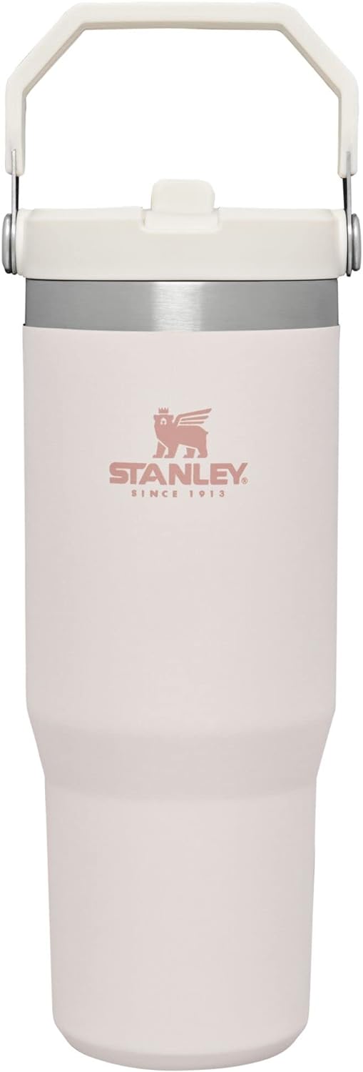 STANLEY IceFlow Stainless Steel Tumbler with Straw, Vacuum Insulated Water Bottle for Home, Office or Car, Reusable Cup with Straw Leakproof Flip