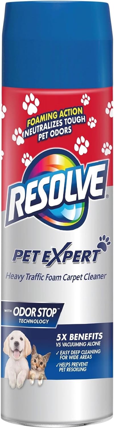 Resolve Pet Expert High Traffic Area, Carpet Foam, 22 Oz (Pack of 1)