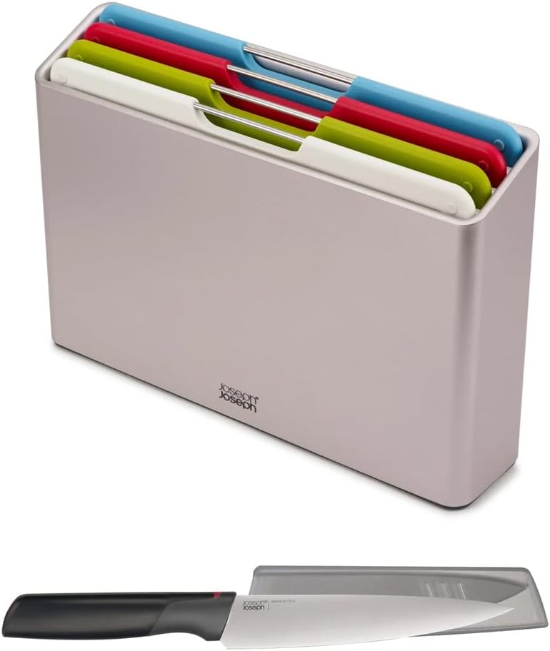 Joseph Joseph Folio Chopping Board Set with Storage case and Free Knife