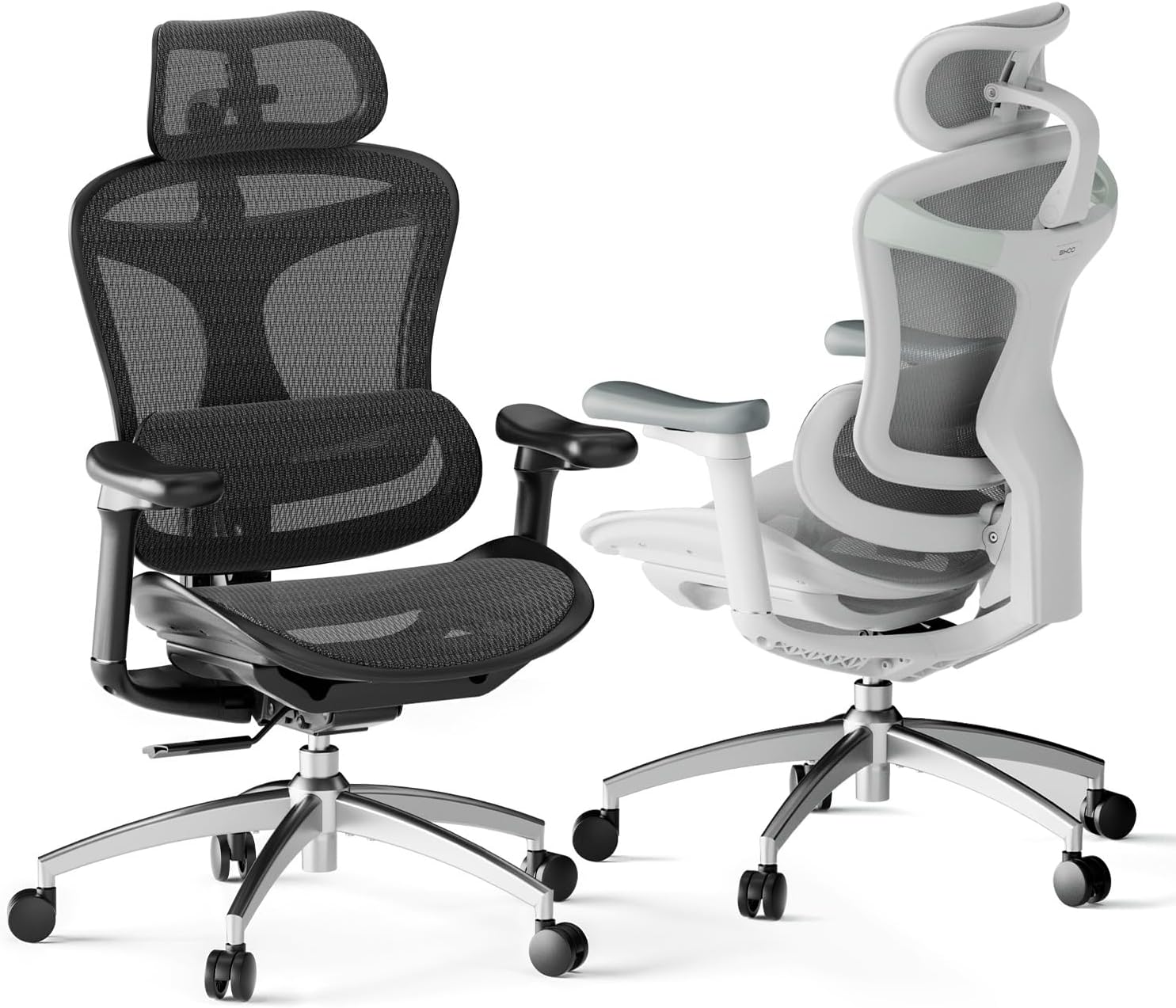 SIHOO Doro C300 Ergonomic Office Chair with Ultra Soft 3D Armrests, Dynamic Lumbar Support for Home Office Chair, Adjustable Backrest Desk Chair, Swivel Big and Tall Computer Chair Black