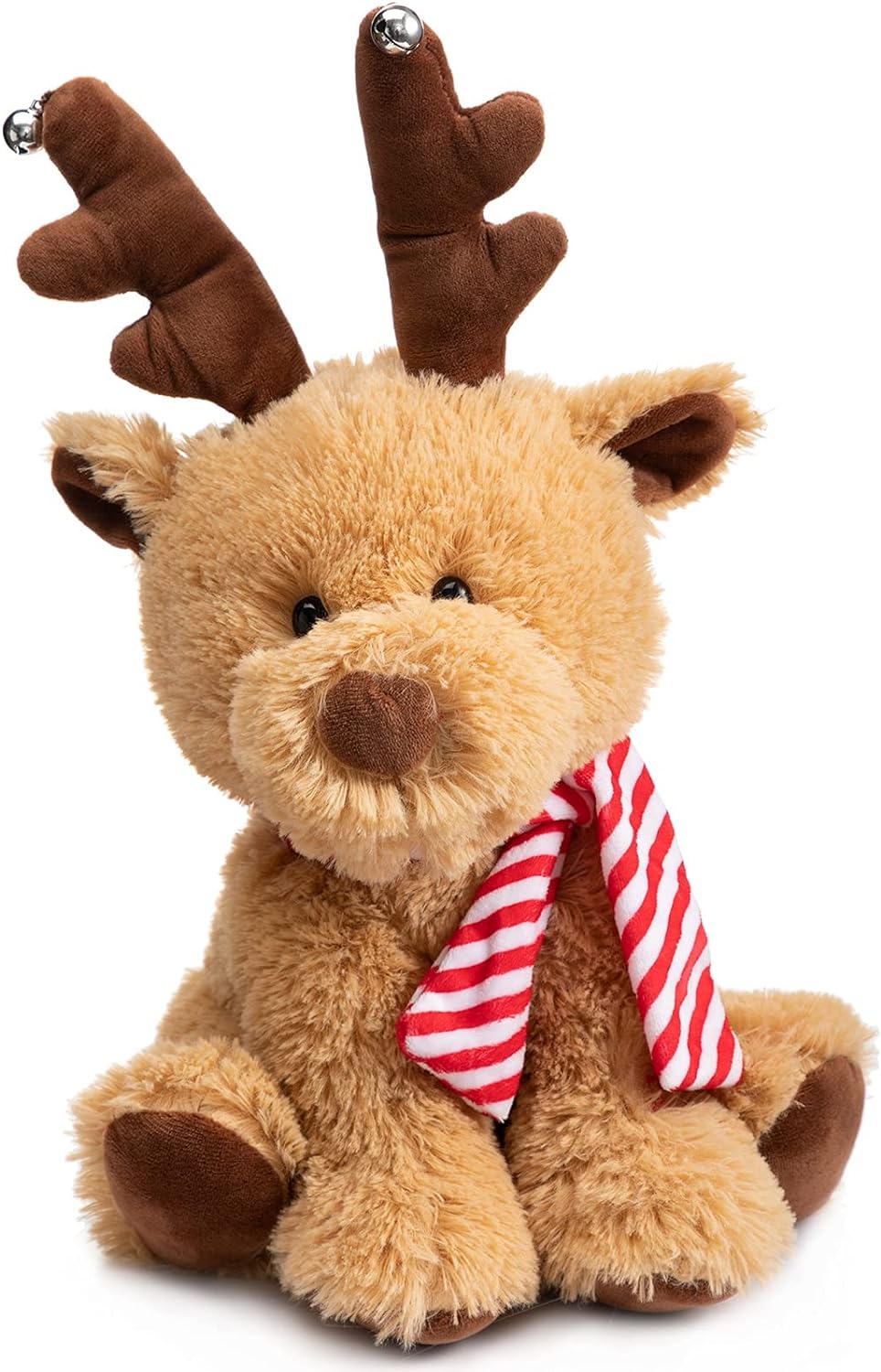 HollyHOME Animated Christmas Plush Reindeer Stuffed Animal Singing and Dancing Deer Toy for Kids