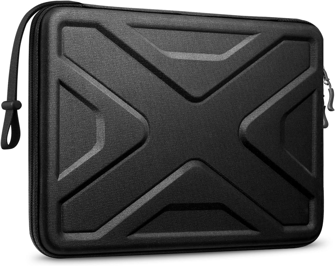 SITHON Hard Shell Laptop Sleeve Case for 15 MacBook Air M2 2023, 16 MacBook Pro (M3/M2/M1 Pro/Max) A2991 2023-2019, 15 Surface Laptop, Shockproof Computer Bag, Black