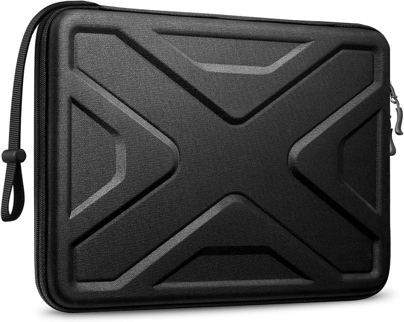 SITHON Hard Shell Laptop Sleeve Case for 14-inch MacBook Pro M3/M2/M1 Pro/Max A2992 A2918 A2779 A2442 2023-2021, 13.3 MacBook Air/Pro, Surface Pro, Shock Absorption Computer Carrying Bag (Black)