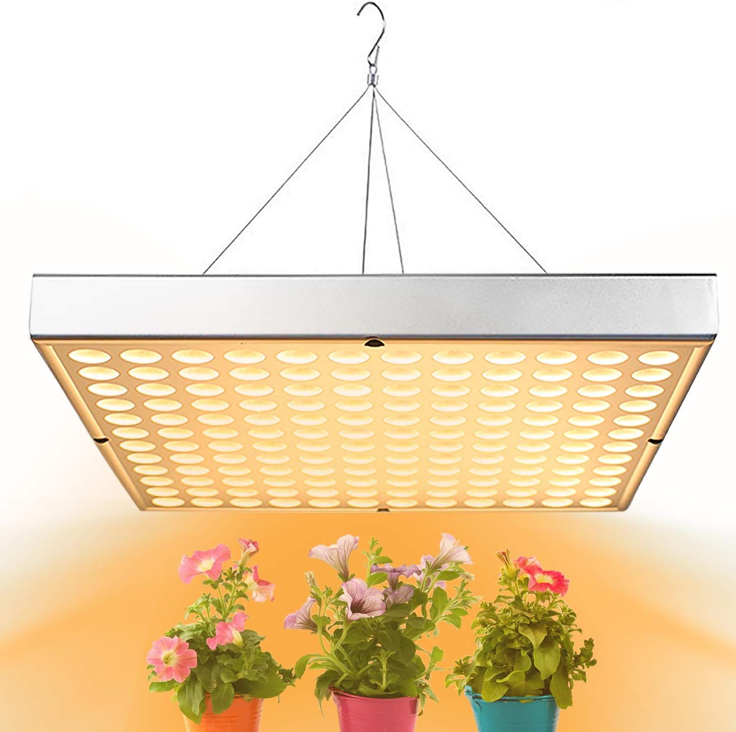 LED Grow Light for Indoor Plants, Upgrade 75W Sunlike Full Spectrum Grow Lamp Plant Light for Succulent, Bonsai, Hydroponics Flower, Vegetable Growing, Grow Tent, Indoor Greenhouses