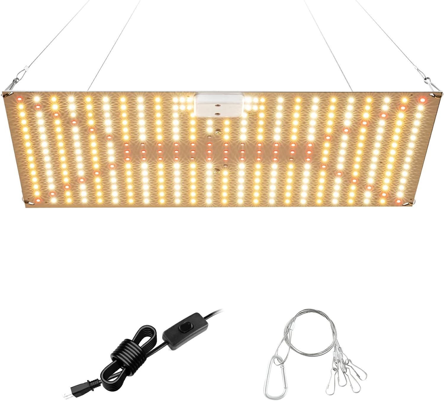 LED Grow Light, 500W Grow Lights for Indoor Plants Full Spectrum, Plant Growing Lamps for Hydroponics, Greenhouse, Seedling, Flowering Fruiting