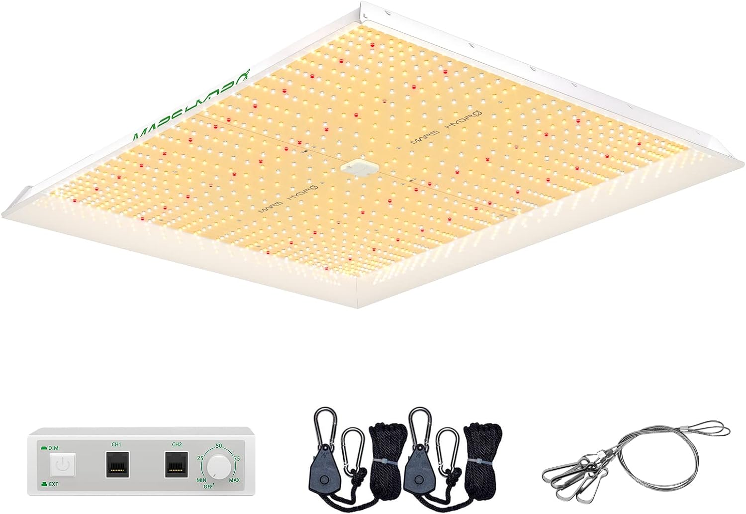 MARS HYDRO 2024 New TS 3000 450W LED Grow Light for Indoor Plants Full Spectrum Commercial Grow Daisy Chain Plant Growing Lamp for 4x4 5x5ft Greenhouse & Tent