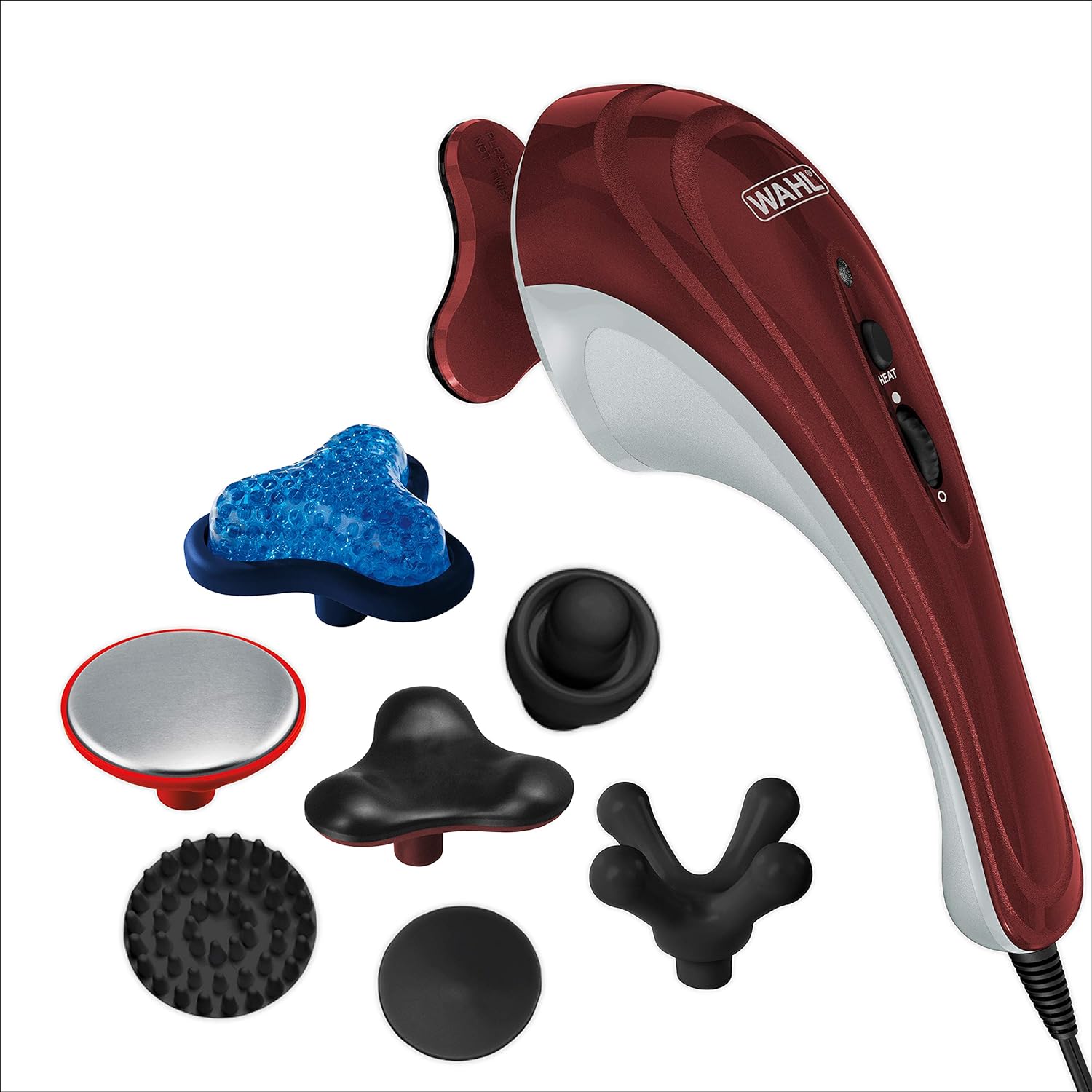 Wahl Hot Cold Therapeutic Light Vibratory Corded Massager with Soothing to Medium Vibratory Speed to Relieve Muscle Pain and Reduce Swelling, Due to Chronic Pain or Fitness Injury  4295-400