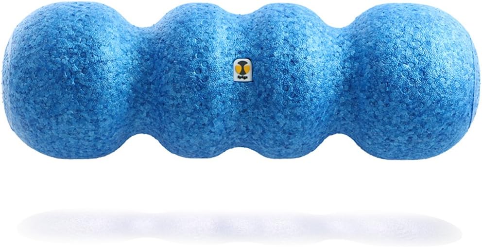 Rollga STANDARD - The BETTER Foam Roller for Flexibility, Muscle Recovery, Back & Neck Massage, & Exercise (Blue).