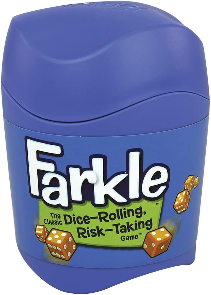 PlayMonster Farkle Classic Dice Game - Family Game Night - Easy to Travel - Ages 8 