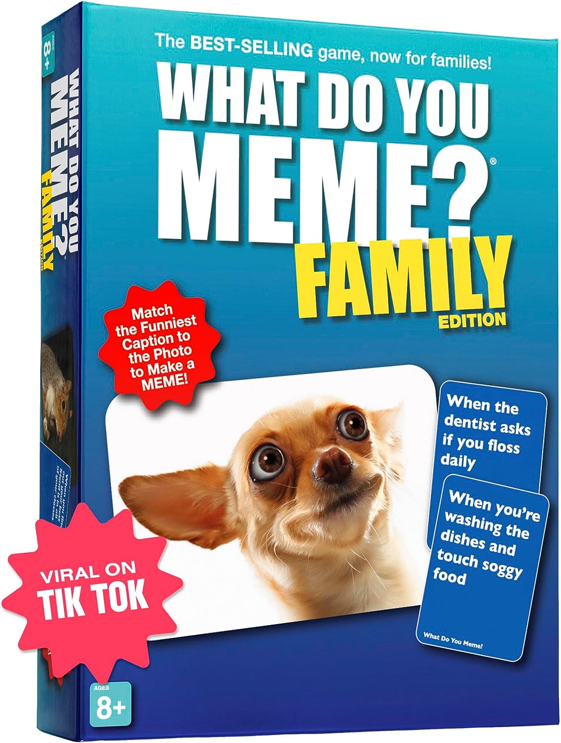 WHAT DO YOU MEME Family Edition - The Best in Family Card Games for Kids and Adults, Easter Family Games