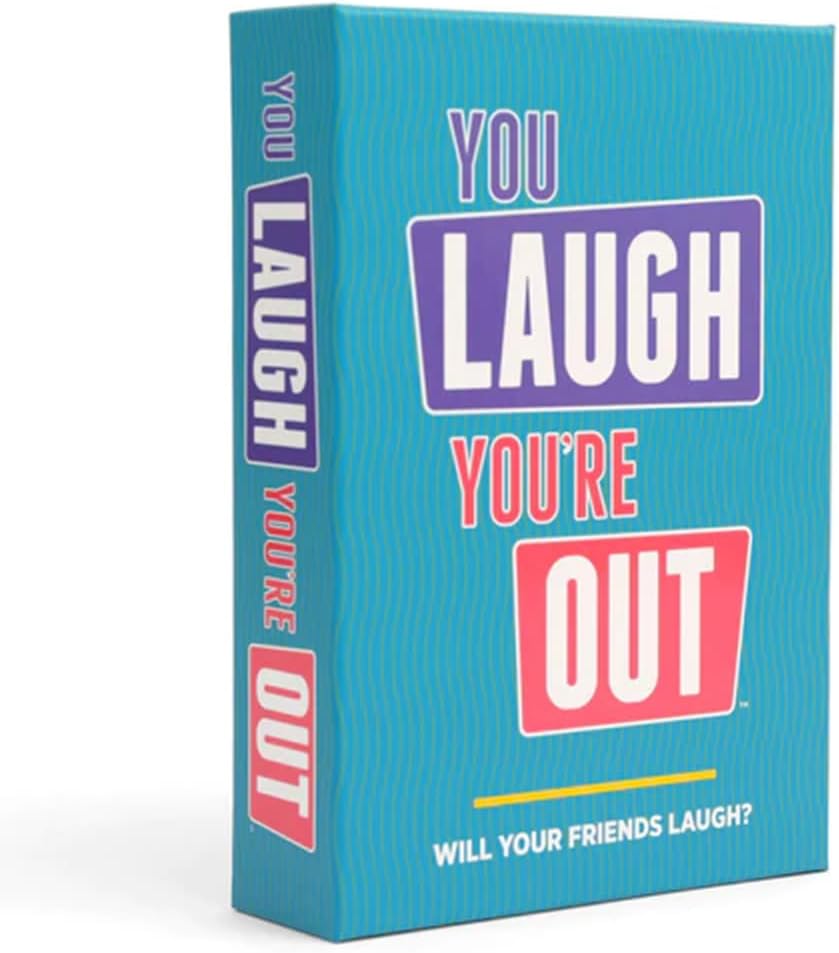 DSS Games You Laugh You're Out - The Official Family Game Where If You Laugh, You Lose. Great for Big Groups & Kids