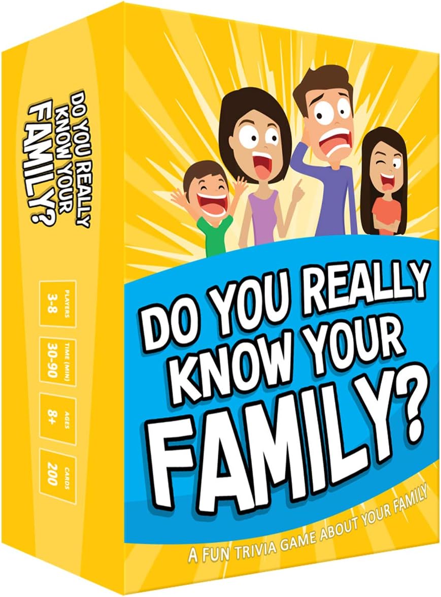 Do You Really Know Your Family A Fun Family Game Filled with Conversation Starters and Challenges - Great for Kids, Teens and Adults