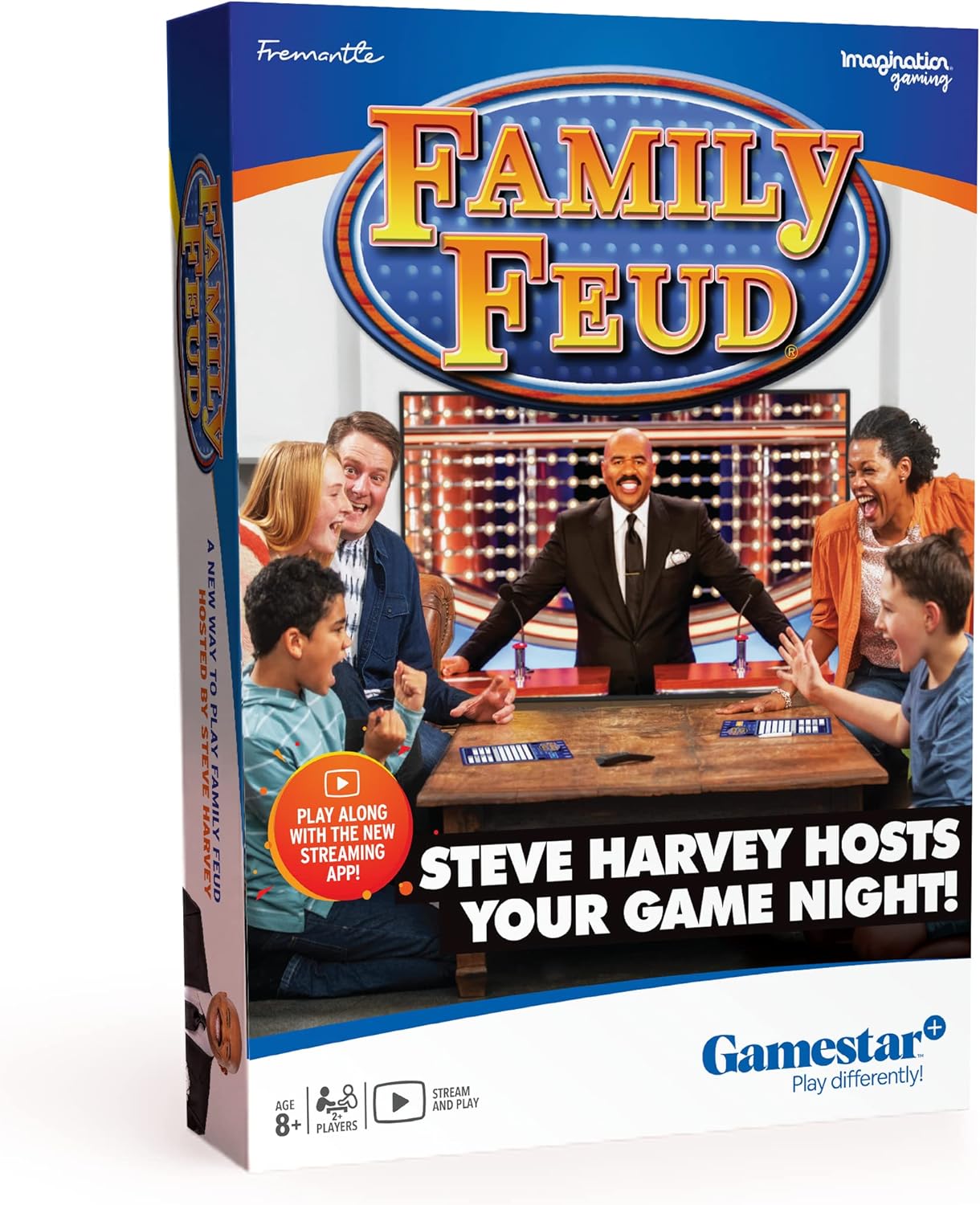 Family FEUD with Steve Harvey Game, Stream Steve Right into Your Living Room, Gamestar  App, Studio Excitement at Home, Hundreds of Survey Questions