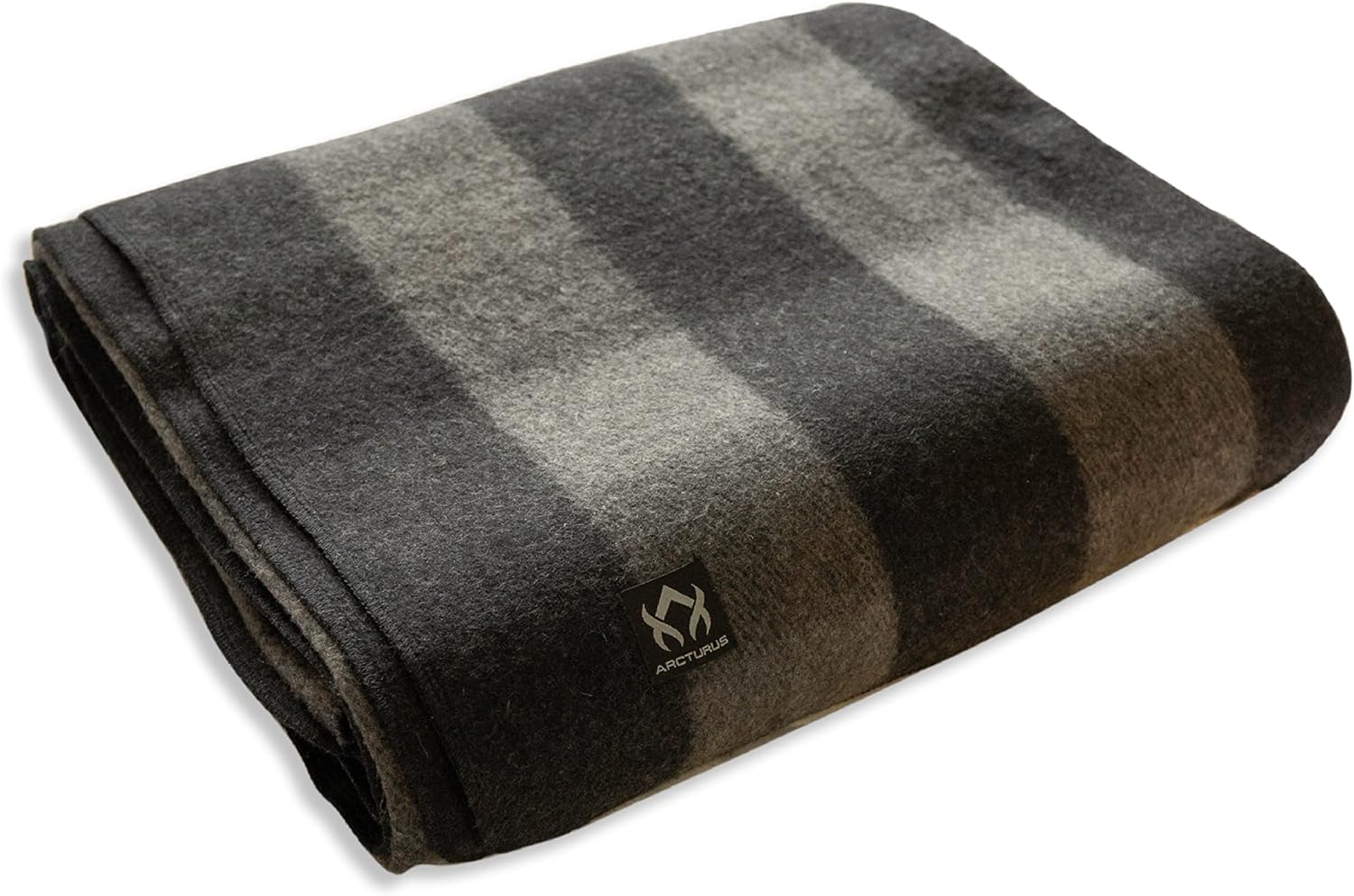 Arcturus Plaid Wool Blankets - 4.5lbs Warm, Heavy, Washable, Large | Great for Camping, Outdoors, Sporting Events, or Home