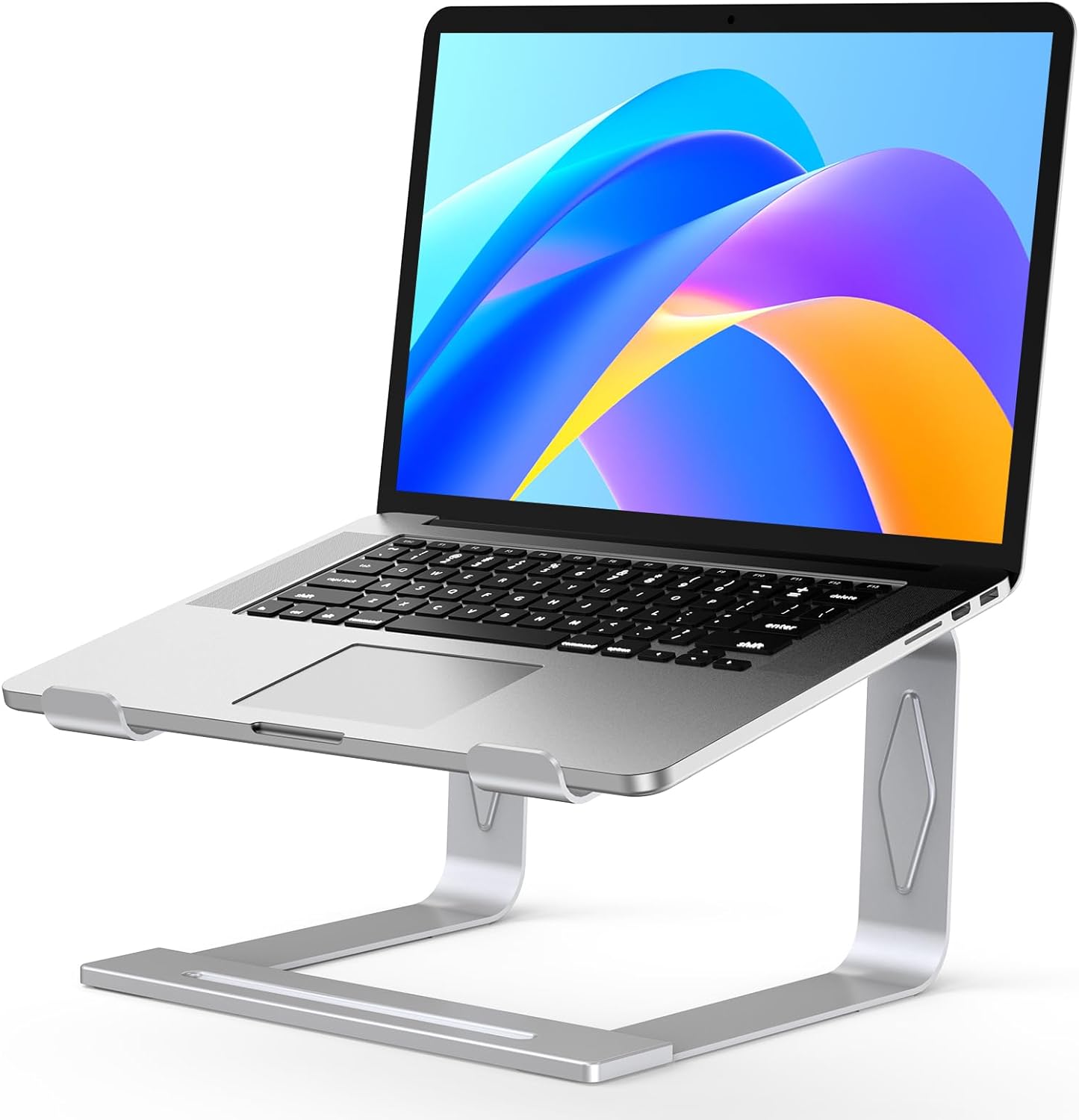 Laptop Stand for Desk, Metal Laptop Riser Holder, Removable Notebook Stand Ventilated Cooling Computer Stand Compatible with 10-15.6 Laptops