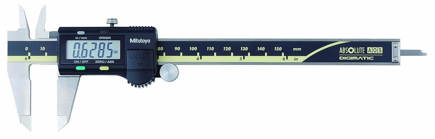 Mitutoyo 500-171-30 Advanced Onsite Sensor Absolute Scale Digital Caliper, 0-6 Range