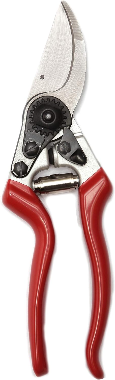 Spear & Jackson 6459BS Razorsharp Left-Handed Bypass Pruners, Red & Silver