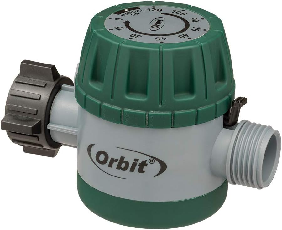 Orbit 62034 Mechanical Watering Hose Timer, Colors May Vary