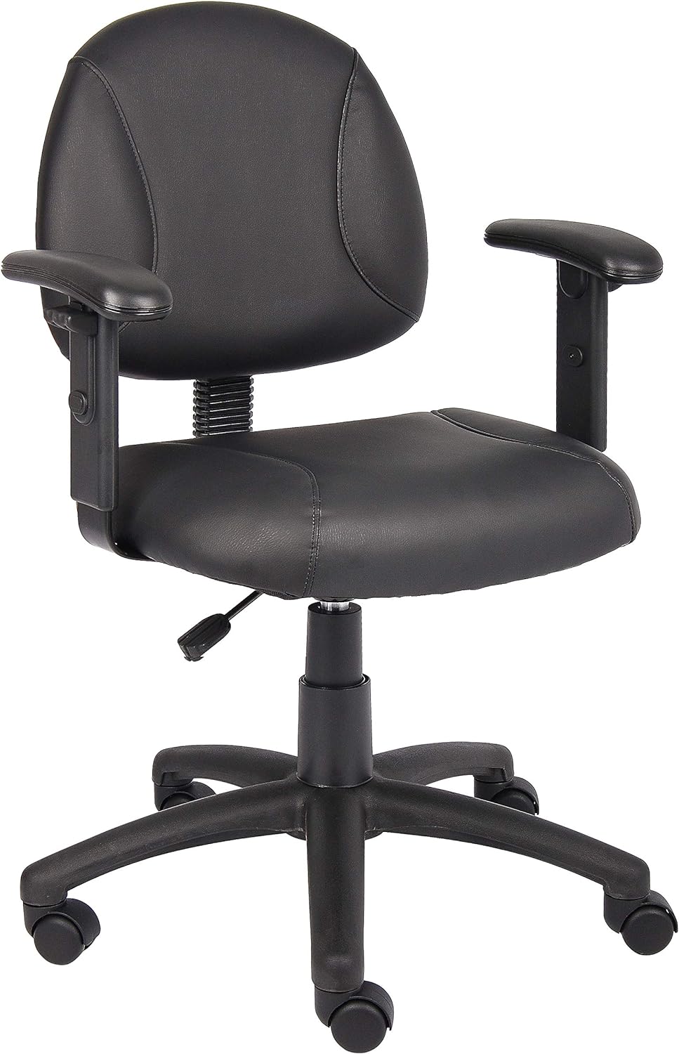 Boss Office Products Posture Task Chair with Adjustable Arms in Black