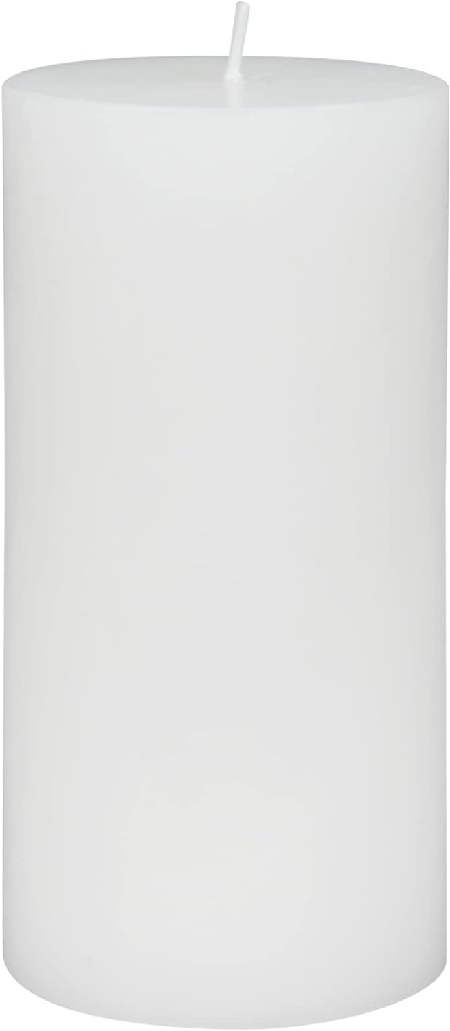 Pillar Candle, 3 by 6-Inch, White