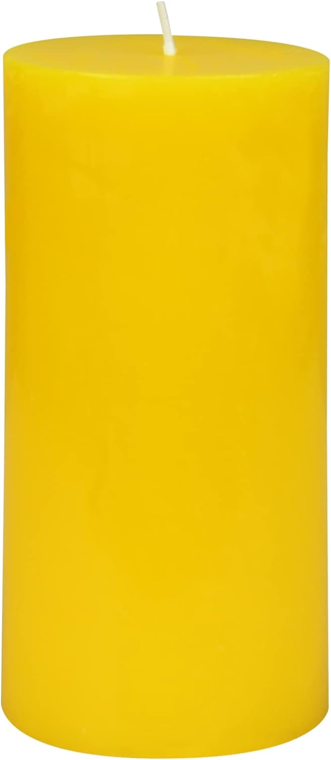 CPZ-085 Yellow Pillar Candle