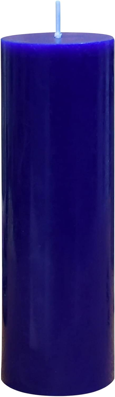 Pillar Candle, 2 by 6-Inch, Blue